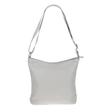 Kabelka NovaKabelka.cz Kožená italská crossbody kabelka Ebe Grigia Perla