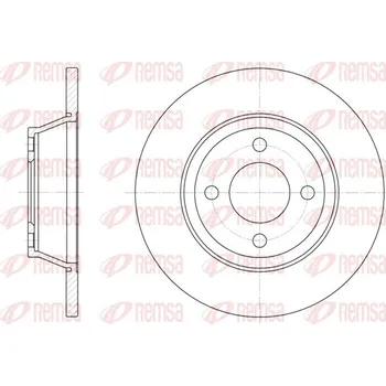 Brzdový kotouč Brzdový kotouč REMSA 6287.00