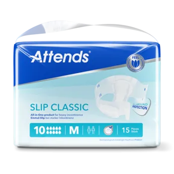 Inkontinenční kalhotky Attends Slip Classic 10 M—Kalhotky absorpční plenkové 15 ks