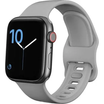 Ostatní příslušenství k chytrým hodinkám Smart silikonový řemínek pro Apple Watch 5/4 40mm, 3/2/1 38mm - šedý