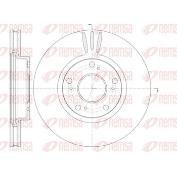Brzdový kotouč Brzdový kotouč REMSA 6985.10