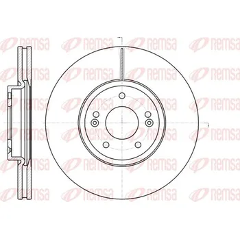 Brzdový kotouč Brzdový kotouč REMSA 61102.10