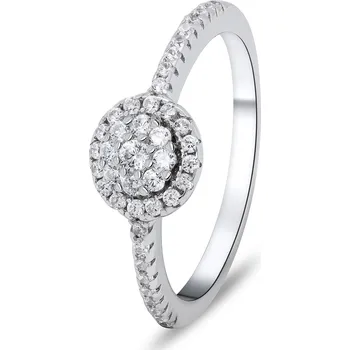 Prsten Brilio Silver Nádherný stříbrný prsten se zirkony RI029W 50 mm + 2 měsíce na vrácení zboží