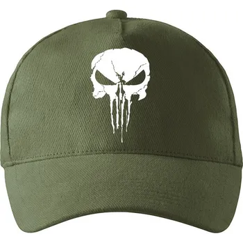 Kšiltovka Kšiltovka Punisher, Barva Khaki, Velikost 19×11 cm , Canvas Kšiltovka Bezvatriko.cz 0506