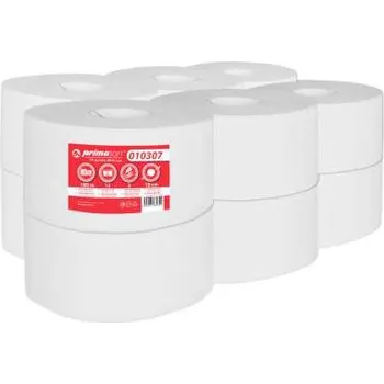Toaletní papír Toaletní papír jumbo PrimaSOFT - 2vrstvý, bílý, 19 cm, 12 rolí