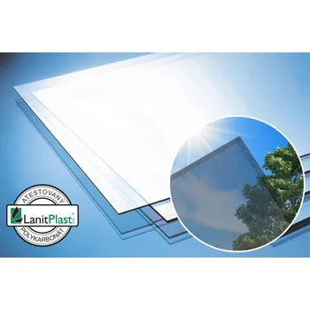 Polykarbonátová deska LANIT PLAST Marlon FSX 3mm polykarbonát plný bronz 2,05x1,016m PK706-459