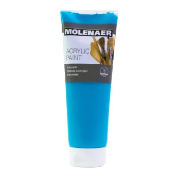 Výtvarná barva Akrylová barva Molenaer - 250 ml / tyrkysová