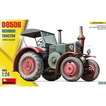 Plastikový model 1/24 German Tractor D8506 with roof