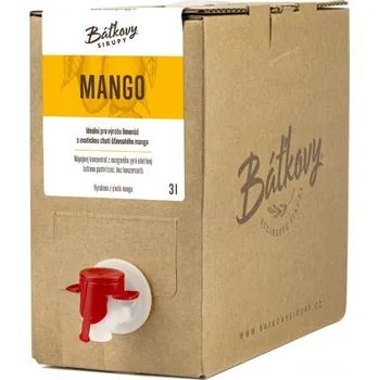 Sirup Báťkovy bylinkové sirupy Mangový sirup 3l Báťkovy sirupy