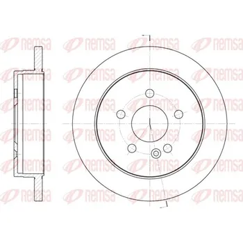 Brzdový kotouč Brzdový kotouč REMSA 6799.00
