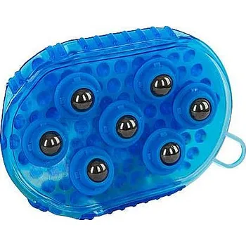 Pro koně Masážní a čistící rukavice pro koně fialová