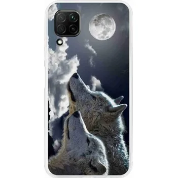 Pouzdro na mobilní telefon Gelový kryt mmCase na mobil Huawei P40 Lite - vlci