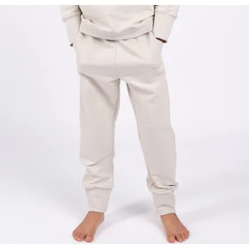 Moniel Dětské rostoucí tepláky Basic Light Beige Velikost: 50/56 cm