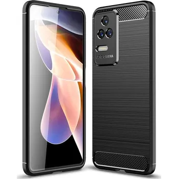 Pouzdro na mobilní telefon Carbon odolný gelový obal na mobil Xiaomi Poco F4 5G - černý