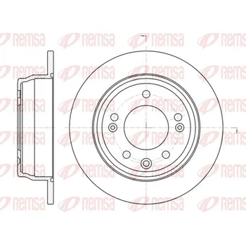 Brzdový kotouč Brzdový kotouč REMSA 61105.00