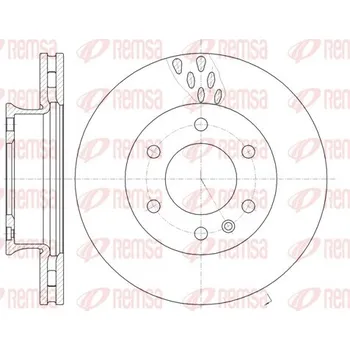 Brzdový kotouč Brzdový kotouč REMSA 61034.10