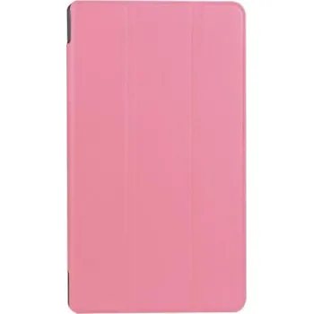 Pouzdro na tablet Trifold polohovatelné pouzdro na Lenovo Tab 2 A7-20 - růžové