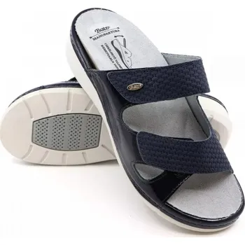 Dámské pantofle DÁMSKÉ PANTOFLE BATZ SORRENTO KÉK BLUE MODRÁ Barva: MODRÁ, Velikost: 41