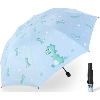 Deštník Dětský skládací deštník s dráčkem Modrý Carla 97k-cube
