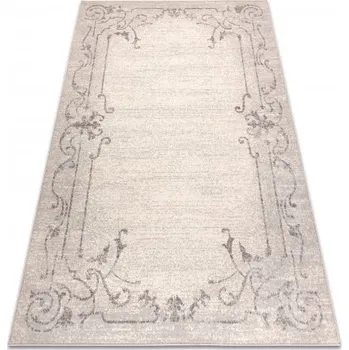 Koberec Makro Abra Kusový koberec vlněný ANGEL 6623 / 52022 Klasický Ornament béžový Rozměr: 80x150 cm