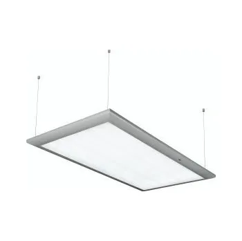 NASLI Stropní závěsné svítidlo EVIDENS zářivka 158 cm 480 W stříbrná