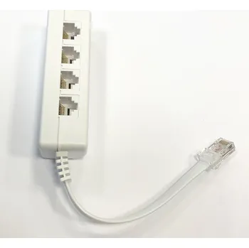 Síťový kabel DATACOM Rozčtverka UTP CAT3 4xRJ45 (8p2c-1M/4F) 4207