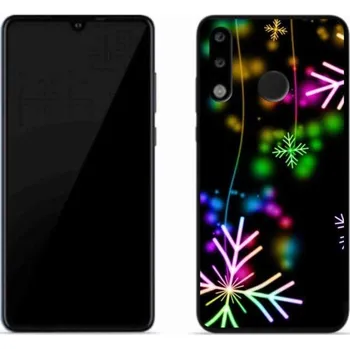 Pouzdro na mobilní telefon Gelový kryt mmCase na mobil Huawei P30 Lite - barevné vločky