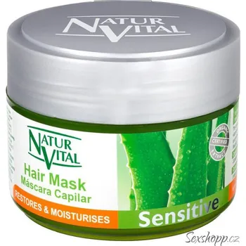Vlasová regenerace Maska na vlasy pro obnovu a hydrataci NaturVital Sensitive, 300 ml