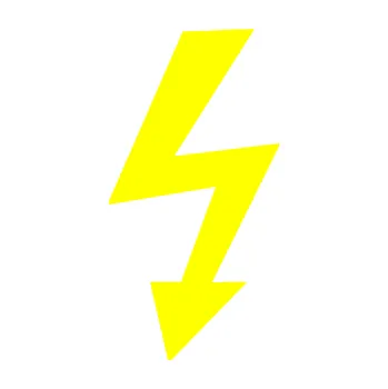 samolepka Blesk 003 elektřina (05 - žlutá citron) SAMOLEPKA NA AUTO, NÁLEPKA, FÓLIE, POLEP, TUNING, VLASTNÍ TEXT, TISK, AUTOSAMOLEPKY.cz, POLEPY, OBRÁZEK, LOGO, 3D STICKERS