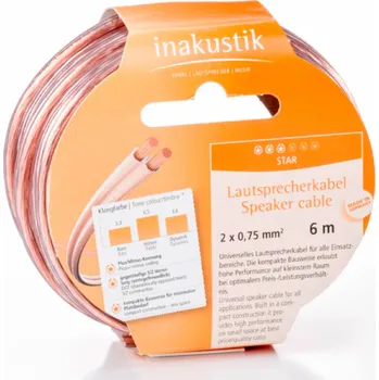 Audio kabel in-akustik Star Cable Ring 10m Speaker Cable 2 x 1mm