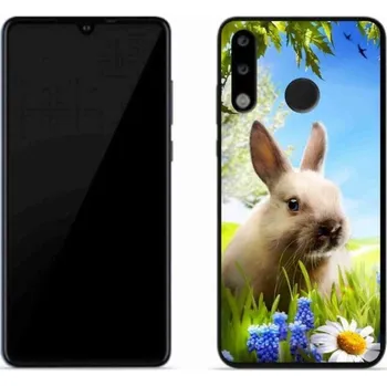Pouzdro na mobilní telefon Gelový kryt mmCase na mobil Huawei P30 Lite - zajíček