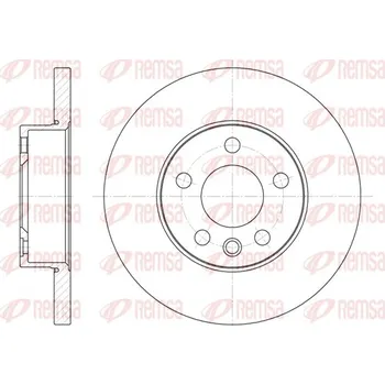 Brzdový kotouč Brzdový kotouč REMSA 6550.00