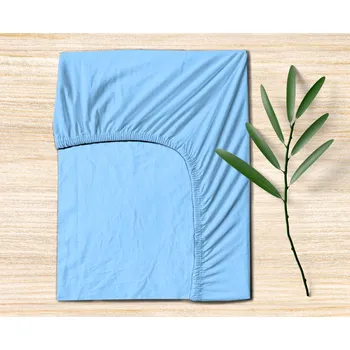 Povlečení Ervi Bavlněné povlečení - oranžové a bílé listy na hnědém