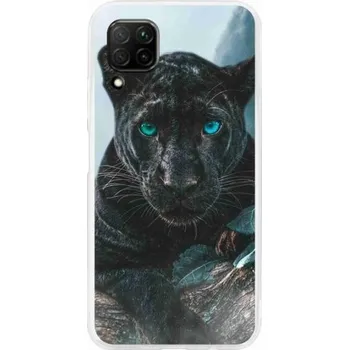 Pouzdro na mobilní telefon Gelový kryt mmCase na mobil Huawei P40 Lite - černý panter