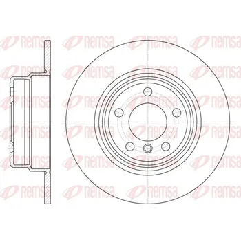 Brzdový kotouč Brzdový kotouč REMSA 6632.00
