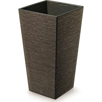 Květináč Květináč FUSU ECO II kávový, varianta 20 cm