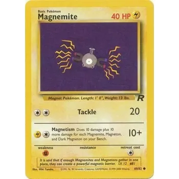 Sběratelská karetní hra Pokémon TR 60/82 Magnemite - Team Rocket Stav: Excellent