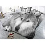 XPOSE® 3D povlečení VLK 3 140x200 cm, 70x90 cm, 3D + Prodloužená možnost vrácení zboží do 50 dnů