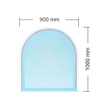 Sklo pod kamna ATHINA 6 mm