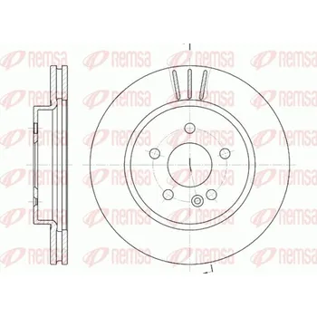 Brzdový kotouč Brzdový kotouč REMSA 6782.10