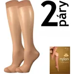NYLON KNEE-SOCKS 20 DEN punčochové podkolenky Lady B - 12 párů