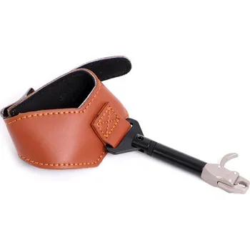 Sportovní střelba Goodgoods Zápěstní vypouštěč tětivy kožený 20339