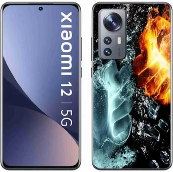 Pouzdro na mobilní telefon Gelový kryt mmCase na mobil Xiaomi 12X - voda a oheň
