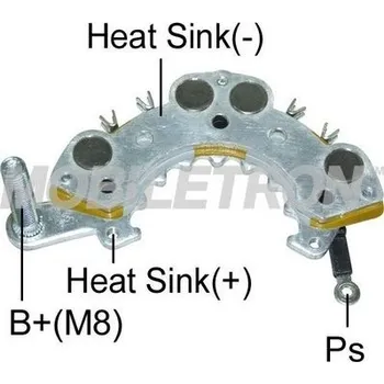 Alternátor Usměrňovač, generátor, , MOBILETRON, RH-117