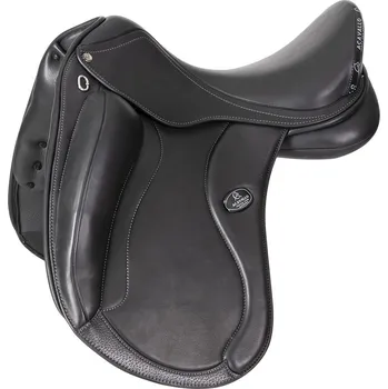 Jezdectví ACAVALLO Sedlo drezurní Raffaello Acavallo, černé Velikost posedlí: 15,5", Šířka komory: nastavitelná