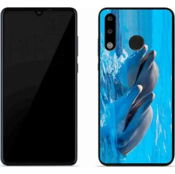 Pouzdro na mobilní telefon Gelový kryt mmCase na mobil Huawei P30 Lite - delfíni