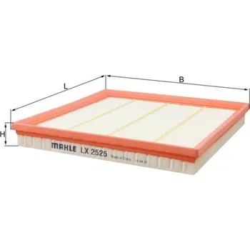 Vzduchový filtr Vzduchový filtr MAHLE LX 2525