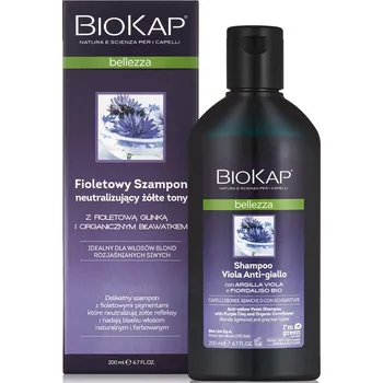 Šampon BIOKAP Bellezza Anti-yellow Violet Šampon s neutralizací žlutých tónů 200 ml