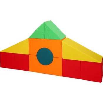 ostatní stavebnice Molitanová stavebnice Moliplay velikost L 11 dílů (Stavebnice velikost L - 20cm)