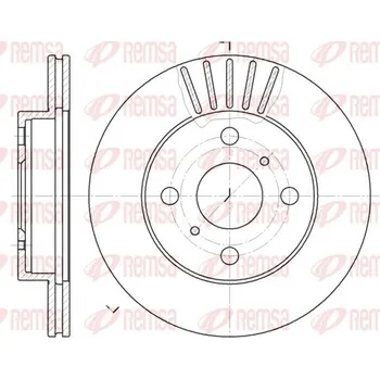 Brzdový kotouč Brzdový kotouč REMSA 6618.10